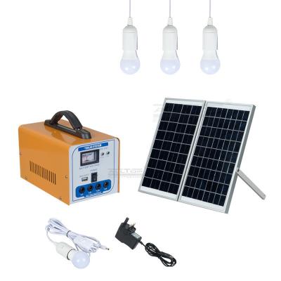 China 300W Home Solar Energy System Generator Solar Lighting Kit Pure Sine Wave for sale
