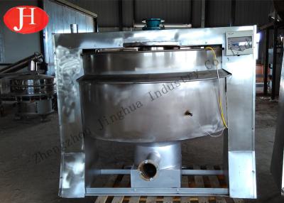 China Electric Cassava Garri Fryer Machine Scraping Bottom Type for sale