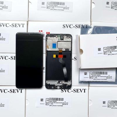중국 프레임과 휴대폰 삼성 A10 터치 디스플레이 LCD 고유 서비스 팩 판매용