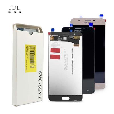 중국 J7 프라임 LCD LCD 삼성전자 j7 프라임 오리지널 서비스 팩 LCDS 디스플레이 갤럭시 G610 휴대 전화 화면 판타라 판매용