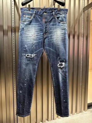 China Stretch Denim Fashion Men Jeans Pants Slim Fit Trend Casual Jeans 14 for sale