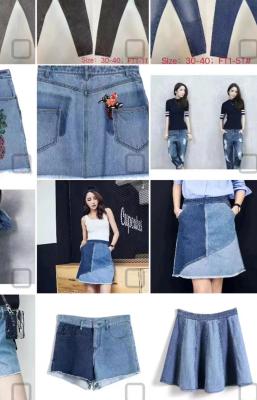 China Adult Fashion Lady Jeans Stretch Denim Fashion Jeans Short Skirts Trend 17 for sale