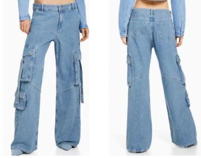 China Stretch Women Denim Jeans Pants Fashion Lady Straight Trend Jeans 27 for sale