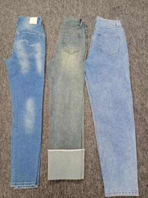 China 59 Fashion Lady Jeans Custom Logo Stretch Denim Pants Straight Trend Jeans for sale