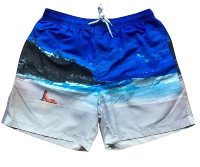 China manufacturer wholesale custom fashion swimming pants men's board shorts elastic waistline boys beachwear trousers F420 1 for sale
