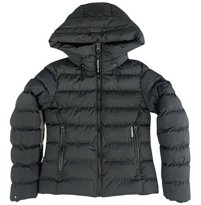 China Warm Down Waterproof Padded Coat Outdoor Wear Hoodie Zipper Jackets F420 Pc15 for sale