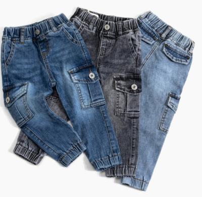 China Breathable Kids Jeans Custom Logo Soft Fabric Denim Pants Boys Fashion Jrt4 for sale
