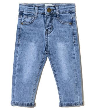 China Soft Children Jeans Fabric Denim Pants Trend Jeans Regular Length for sale