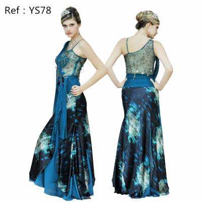 China Summer Lady Formal Dress Elegant Floor Length Green Evening Dress for sale