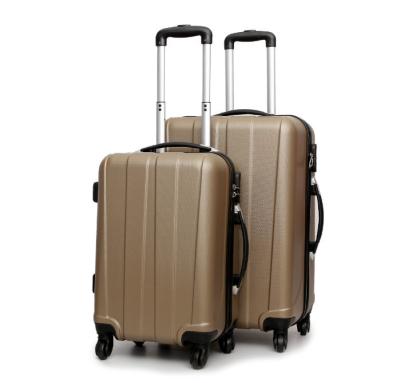China ABS travel trolley cases factory price for sale