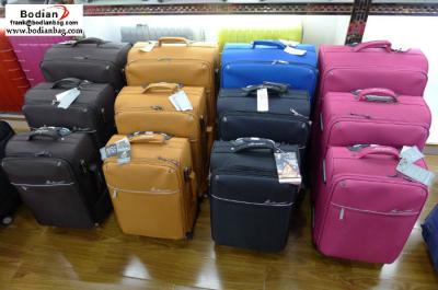 China cheap soft sided 20''+24'' +28'' three piece trolley luggage set,suitcases from Baigou for sale