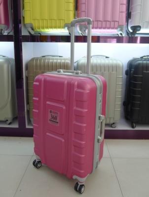 China latest new type abs luggage sets with aluminum frame super light weight for sale