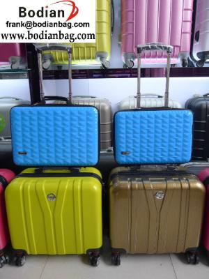 China 16'' new arrival latest new type abs+pc cabin luggage sets for sale