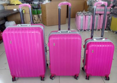 China 20''+24''+28'' three piece set PP aluminum frame luggage set factory supplier for sale