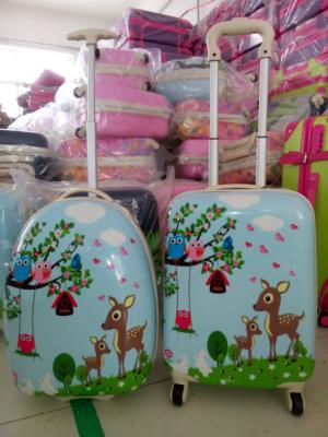 China egg shaped kids trolley luggage bag suitcases in baigou baoding hebei China Factor for sale