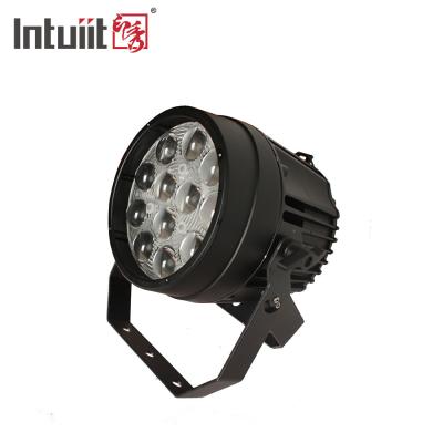 China 1915lm LED Stage Light Zoom 12pcs 10W Par Can Light For Outdoor Concert Lighting for sale