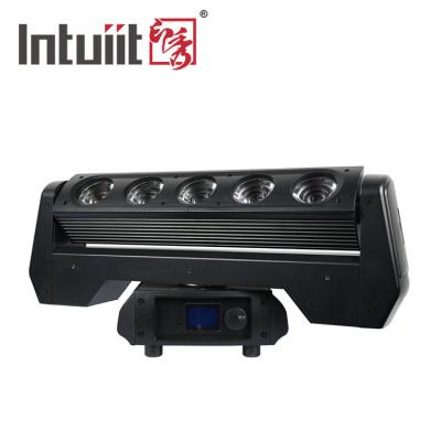 China IP20 Moving Head Beam Stage Light 5*40W 4 In 1 Rgbw DMX Disco Led Swing Beam Bar for sale