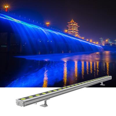 China 24W DMX512 LED Linear Wall Washer Lights 0.3M 0.5M 1M 40° Beam Angle for sale