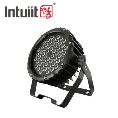 China Powerful 54*1w Rgbw 4 In 1 Led Flat Par Light For Dj Disco Lighting for sale
