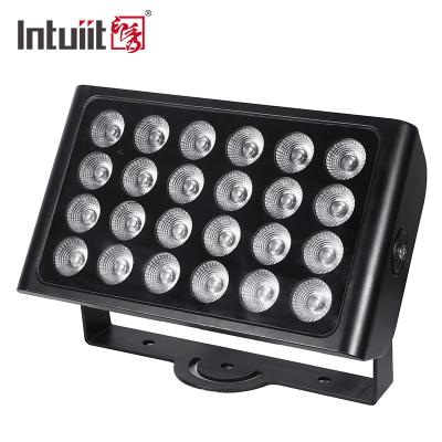 China Outdoor LED Flood Light Building Facade 24*10w DMX Wall Washer IP65 RGBW Color Mix Architecture Scenic Park for sale