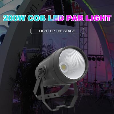 China Bühnenbeleuchtung 200w Cob Led Par Light Dmx 512 Cob Led Outdoor Cob Par Light zu verkaufen