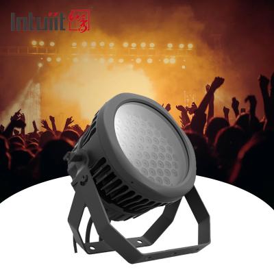 China High Power Stage Lighting RGBW Par Can Lights Waterproof IP65 DMX 54*3w RGB 4in1 Outdoor Led Par Light for sale