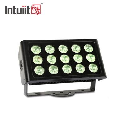 China Compact 15pcs × 5W RGBW Quad LED Stage Flood Lights for sale