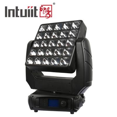 China RGBW 4 In 1 5×5 LED Matrix Moving Head Stage Effect Light for sale