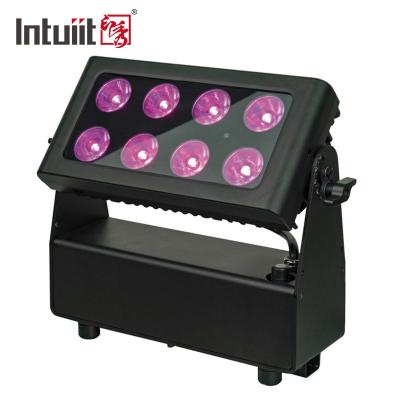 중국 콘서트 RGBW Uplight를 위한 DMX512 배터리 전원을 사용하는 LED 무대 조명 판매용