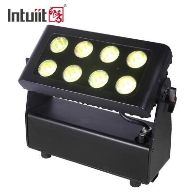 China 566lm LED Flat Par Light 8X15W Lighting Equipment Battery Party Dyeing Light for sale