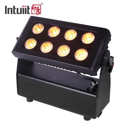 China ABS Geleide Stadiumlichten Op batterijen 72W Rgbw+UV 4 in 1 Draadloze Geleide Uplight Te koop