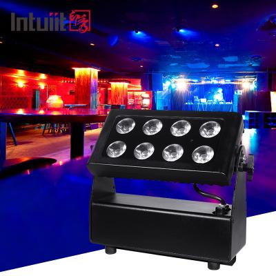 China RGBWA+UV 6In1 RGBW Dj Wedding Battery Powered LED Uplight WIFI Wireless Dmx disko Wedding Stage Lights for sale
