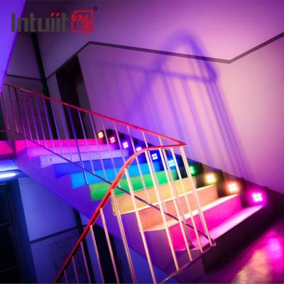 China 100V luzes a pilhas da fase do casamento do disco do diodo emissor de luz Uplight WIFI Dmx à venda