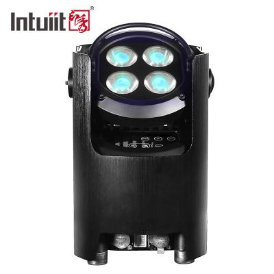 China 4x12w Rgbw Led Par Can Lights Battery Powered Night Club Bar Dj Led Effect Lighting for sale