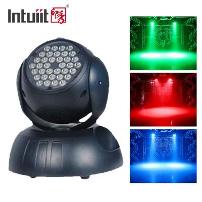 China Rgb LED Stage Wash Lights Dmx Dj Disco Party Mini Moving Head for sale