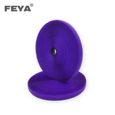 China No Glue Reusable Hook And Loop Sew On Tape For Curtain Bag Sport Gears for sale