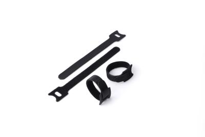 China SGS RoHS 15mm Hook And Loop Cable Ties Self Locking For TV Cords for sale