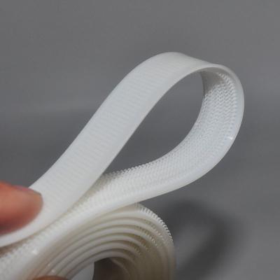 China 25m/Roll Curtain Plastic Hook And Loop Special Molded Hook With Edges for sale