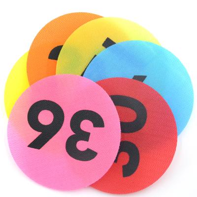 China ROHS Colorful Hook And Loop Carpet Spot Sit Markers For Classroom for sale