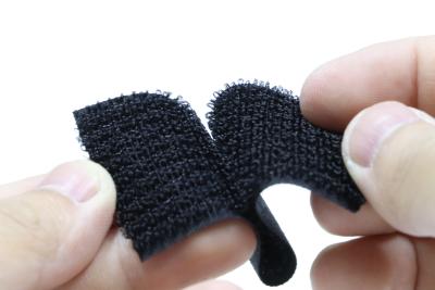 China 1.5 Inch Hook And Loop Velcro Self Gripping Tape Black Color for sale