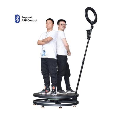 China APP and Remote Control Rotating 360 Degree Photobooth Automatic Portable Selfie Spin 360 photo booth Machine for sale