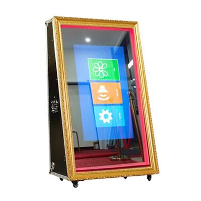 China Big 360 Degree Led Photo Booth Base 100cm Automatic Remote 360 Camera Video Booth Stand Spinning Photobooth for sale