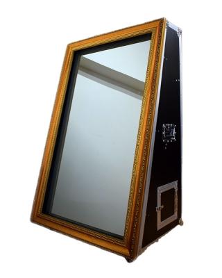 China Top quality Selfie Magic Mirror Photo booth comes with Mirror,TV and Touch Frame for sale