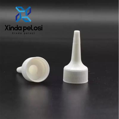China Bottelluiken Zwart Wit Twist Lug Off Jar Lid Cap Flessen Plastic Spout Caps Te koop
