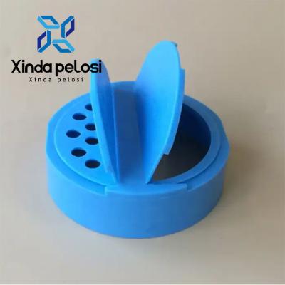 China OEM Molde de inyección de plástico con doble apertura Caps botellas de agitación de brillo cerraduras con tapa de doble apertura en venta