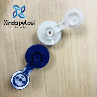 China 20 410 24mm Pet Plastic Water-Free Detergent Flip Top Screw Cap Cover For Lliquid Bottle for sale