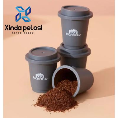China Privélabel Koffiecapsules Instant 60mm Koffiepotjes Arabica Koffiepoeder 100% Zwarte Arabica Te koop