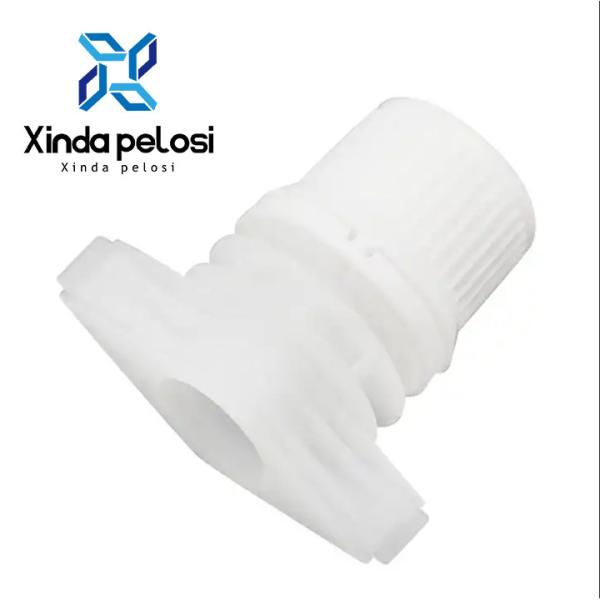 Quality Precision Cnc Flexible PE Plastic Spout Cap For Soya-Bean Milk Bag for sale