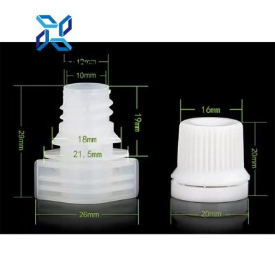 China Eco-Friendly Big Size Plastic Spout Cap Easy Open For Stand Up Pouch Food Package for sale