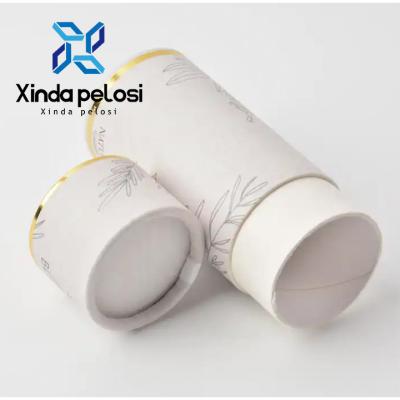 Chine Tubes de papier rondes à base d'huile essentielle Kraft pour le thé et le vin à vendre